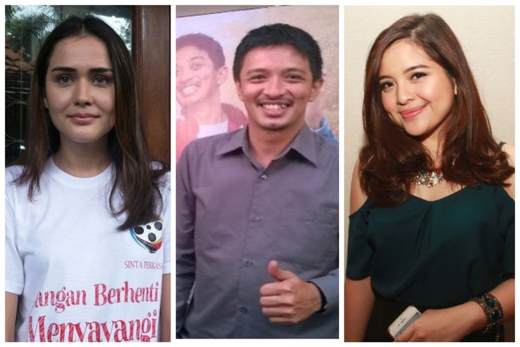 Kolase foto Senk Lotta, Eza Yayang, Tasya Kamila