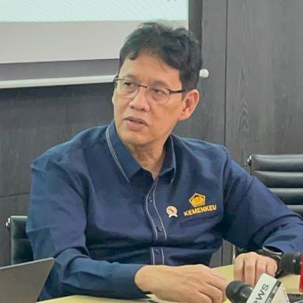 Menteri Keuangan (Menkeu) Purbaya Yudhi Sadewa di Kementerian Keuangan, Jakarta, Rabu (25/3/2026). 
