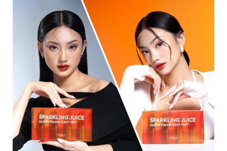 YOU Beauty meluncurkan produk bibir YOU Cloud Touch Juicy Tint.