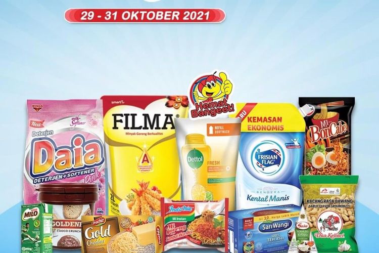 Katalog promo Indomaret periode 29-31 Oktober 2021.