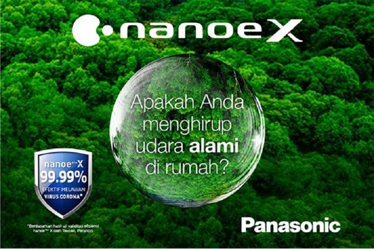 AC Panasonic dengan teknologi Nanoe? X. 