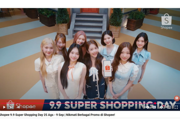 Iklan Shopee X Hearts2Hearts Meriahkan Kampanye 9.9 Super Shopping Day, Jadi Perbincangan Warganet