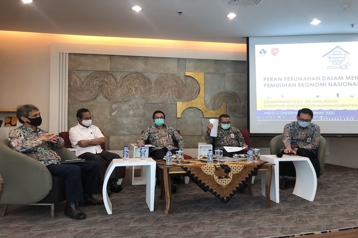 Peringatan Hari Perumahan Nasional 2020 di Media Centre Gedung PUPR 