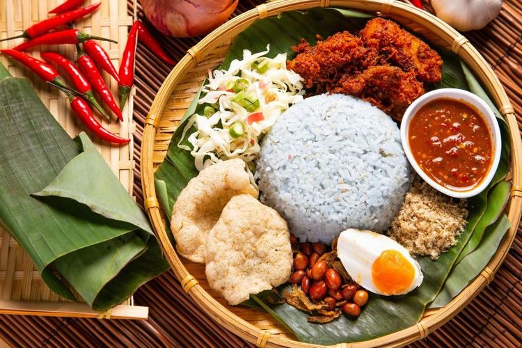Ilustrasi nasi gemuk, salah satu kuliner khas Prabumulih.