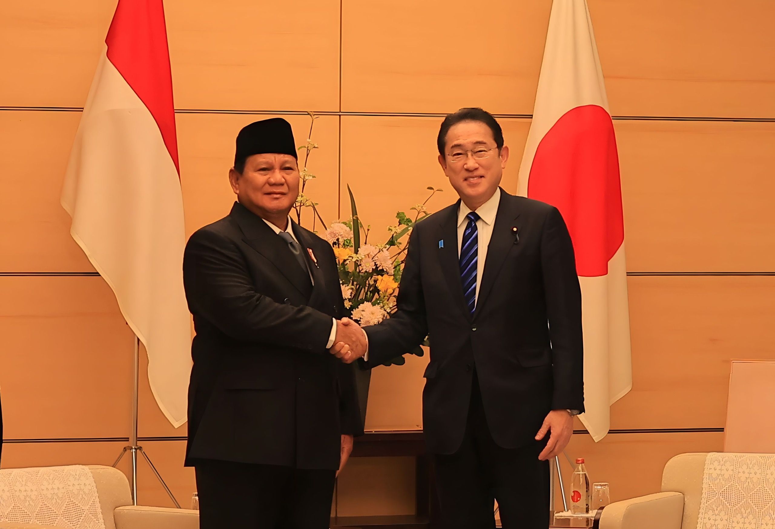 Temui PM Jepang, Prabowo Sampaikan Ingin Perkuat Kerja Sama Pertahanan
