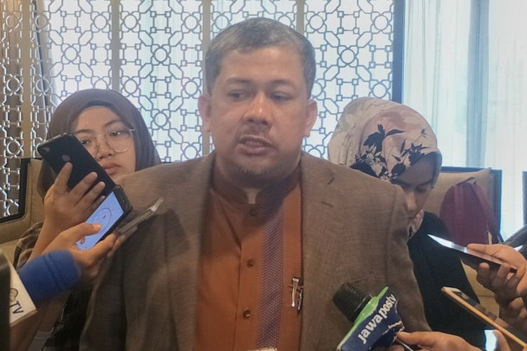Wakil Ketua DPR Fahri Hamzah saat ditemui di Kompleks Parlemen, Senayan, Jakarta, Rabu (31/7/2019).
