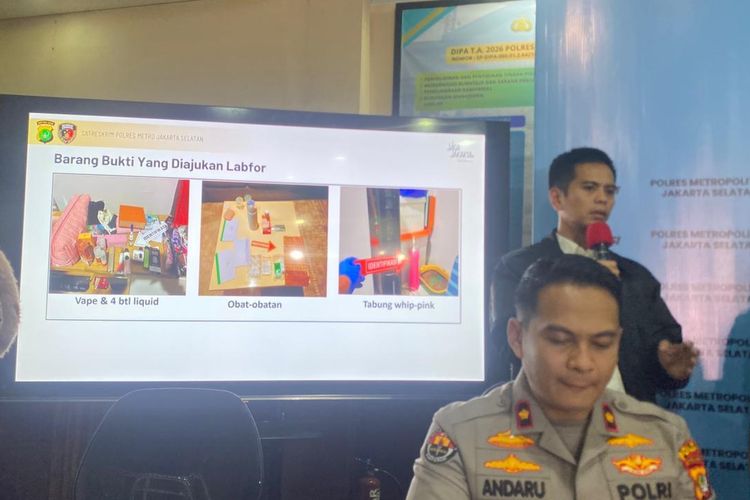 Polisi Temukan Tabung Whip Pink di Kamar Lula Lahfah 