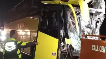 Bus Study Tour SMPN 2 Brangsong Kecelakaan di Tol Cipali, 1 Orang Tewas dan 10 Luka Ringan