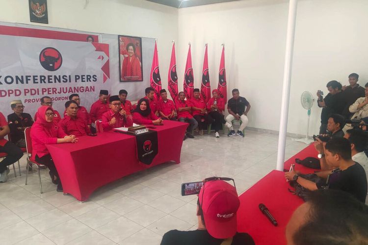 Pengurus Partai Demokrasi Indonesia Perjuangan (PDIP) Provinsi Gorontalo menggelar konferensi pers menyikapi video viral Wahyudin Moridu anggota DPRD Provinsi Gorontalo dari PDI-P. Dalam konferensi ini Sekretaris DPD PDI Perjuangan Provinsi Gorontalo La Ode Haimudin meminta maaf kepada masyarakat atas perilaku Wahyudin Moridu yang dianggap tidak pantas dan melanggar etika, ia memastikan Wahyudin telah dipecat dari keanggotaan partai.
