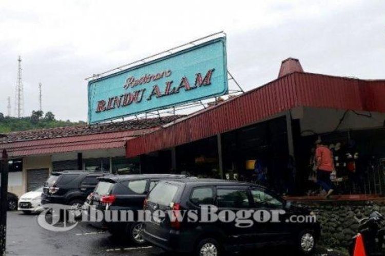 Restoran Rindu Alam di kawasan Puncak, Kabupaten Bogor tidak lama lagi tinggal kenangan. (TribunnewsBogor.com/Naufal Fauzy)