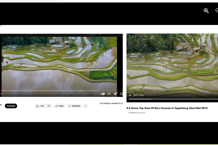 video promosi wisata Filipina comot video pemandangan sawah Indonesia