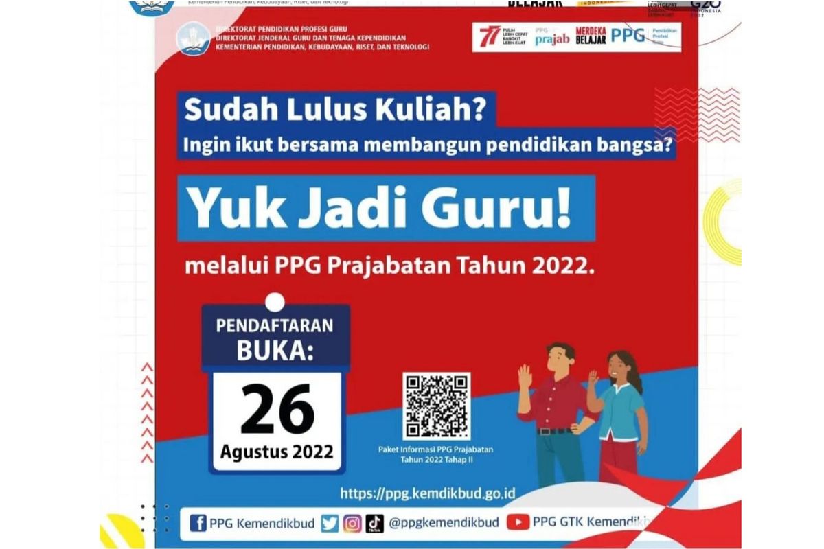 PPG Prajabatan Gelombang 2 Tahun 2022