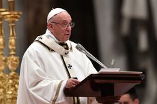 Di Misa Natal, Paus Ajak Dunia Bangun Imajinasi Sosial Baru