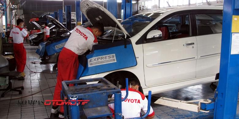 Layanan express maintenance di dealer Auto2000 Khatib Sulaiman, Padang.