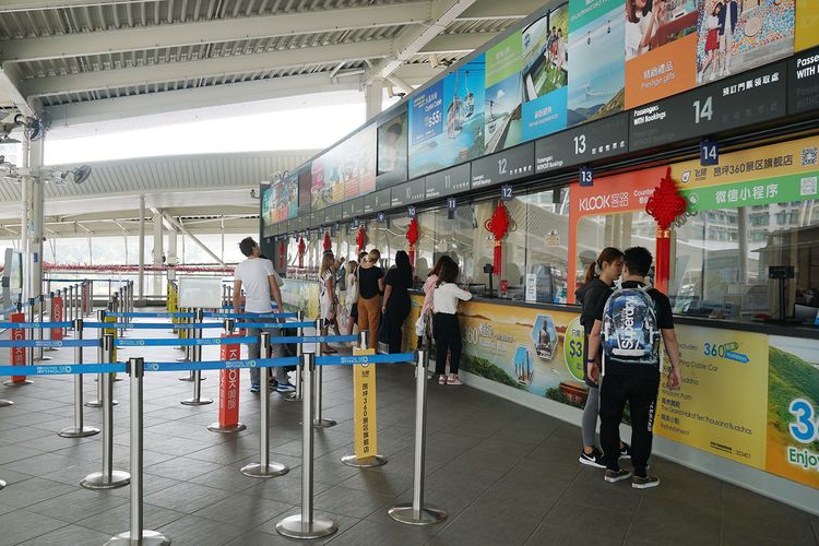 Ngong Ping di Hong Kong.