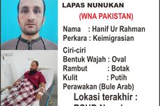 Tiga Hari Usai Kabur dari Rumah Sakit, Napi WN Pakistan Berhasil Ditemukan