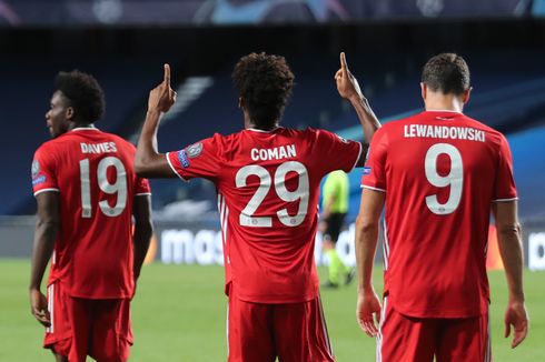 Final Liga Champions, PSG Vs Bayern, Kingsley Coman Cetak Gol