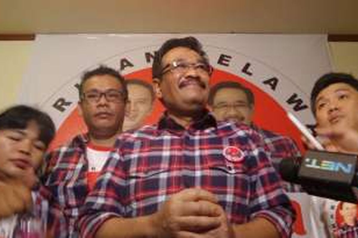 Bakal calon wakil gubernur DKI Jakarta Djarot Saoful Hidayat. 