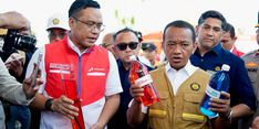 Pastikan Kelancaran Mudik, Menteri ESDM dan Dirut Pertamina Tinjau Pasokan BBM dan LPG di Banten