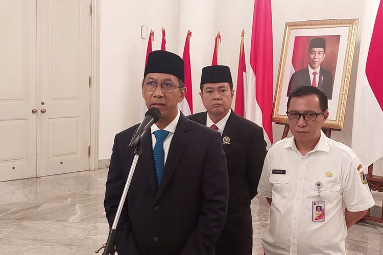 Penjabat Gubernur DKI Jakarta Heru Budi Hartono saat ditemui di Balairung Balai Kota DKI Jakarta, Rabu (26/10/2022).