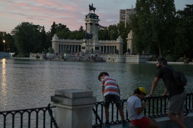 Retiro Park, Madrid, Spanyol.