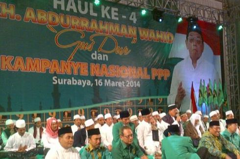 PPP Bungkus Kampanye dengan Haul Ke-4 Gus Dur