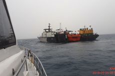 Terjebak Badai, Dua Awak Kapal Penarik Tongkang Dilaporkan Hilang