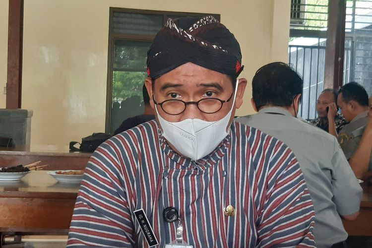 Sekretaris Dinas Peternakan dan Kesehatan Hewan Provinsi Jawa Tengah Hariyanta Nugraha dalam kunjungannya di Boyolali, Jawa Tengah, Kamis (12/5/2022).