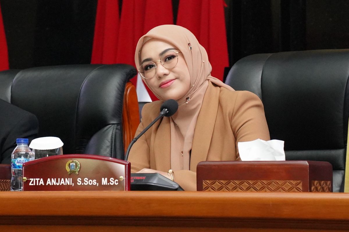 Ketua Dewan Pimpinan Daerah (DPP) Partai Amanat Nasional (PAN) Zita Anjani dalam sebuah kesempatan.