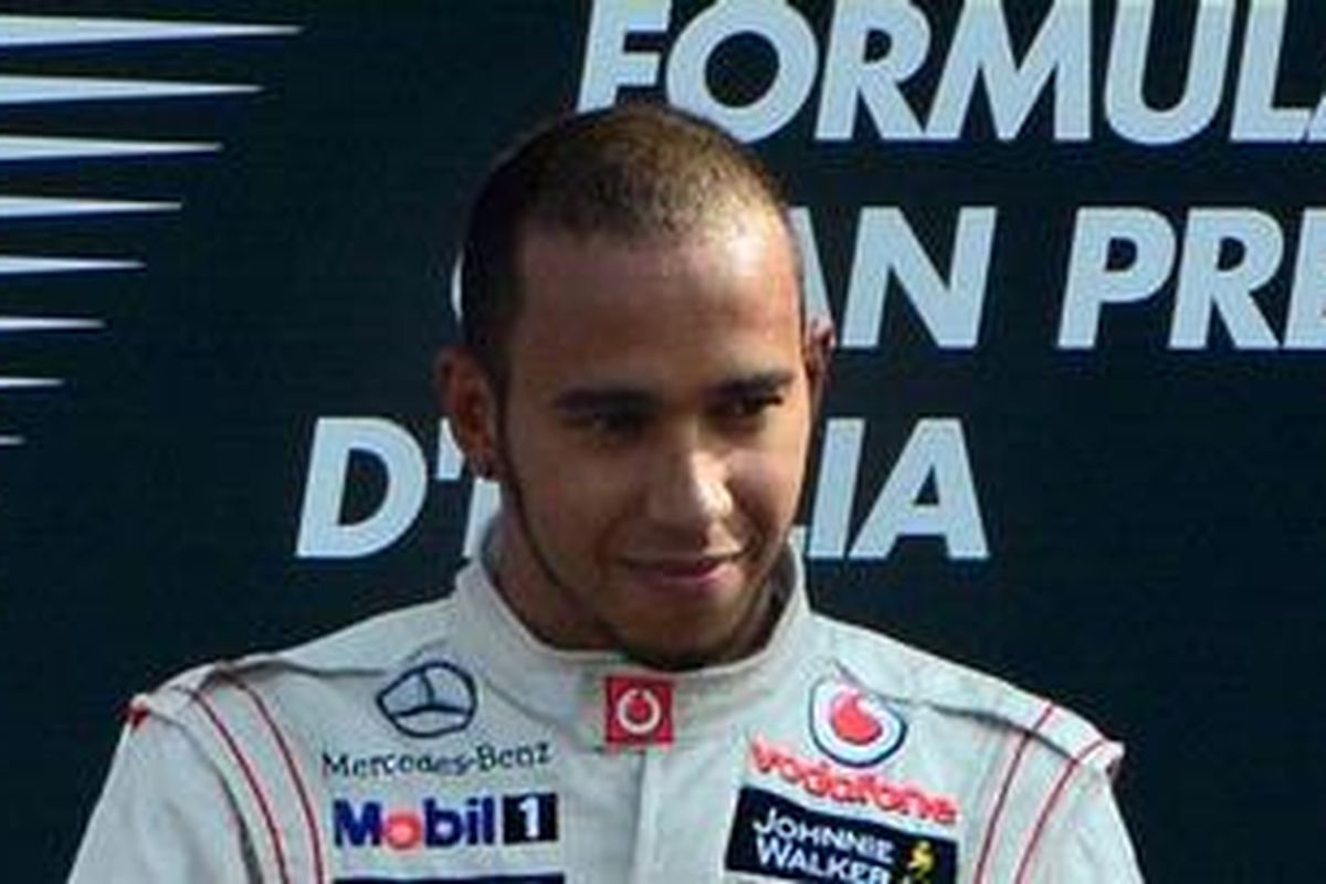 Pebalap McLaren, Lewis Hamilton.