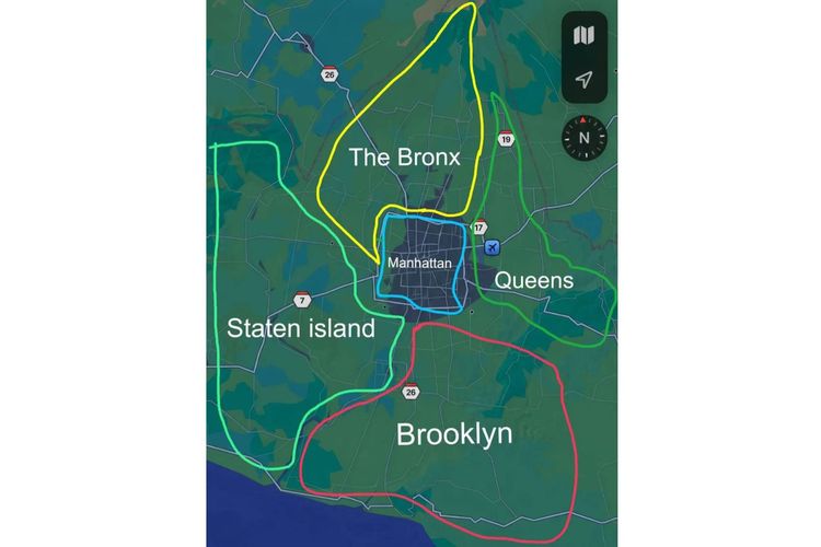 Viral di TikTok, Apa Itu Manhattan, Brooklyn, Queens, The Bronx, dan Staten Island?