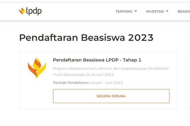 Beasiswa LPDP 2023