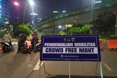 Jalan Sudirman dan Thamrin Steril, Polisi Bubarkan Kerumunan Warga di Bundaran HI