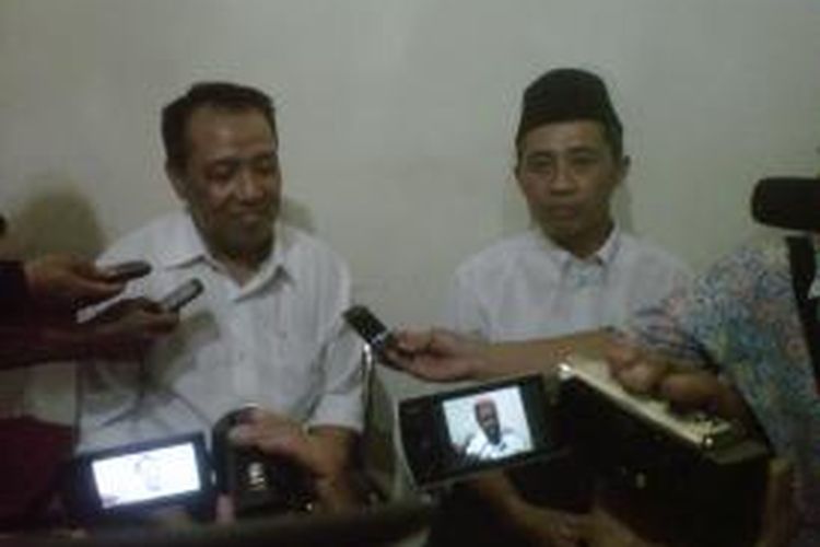 Bakkal Calon Wali Kota dan Wakil Wali Kota Magelang dari jalur perseorangan, Joko Prasetyo dan Priyo Waspodo.