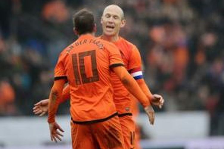 Rafael van der Vaart dan Arjen Robben.