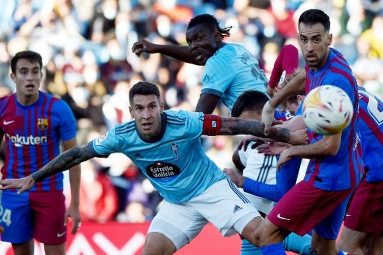 Pertandingan pekan ke-13 Liga Spanyol 2021-2022 antara Celta Vigo dan Barcelona di Stadion Balaidos, Sabtu (6/11/2021) malam WIB.