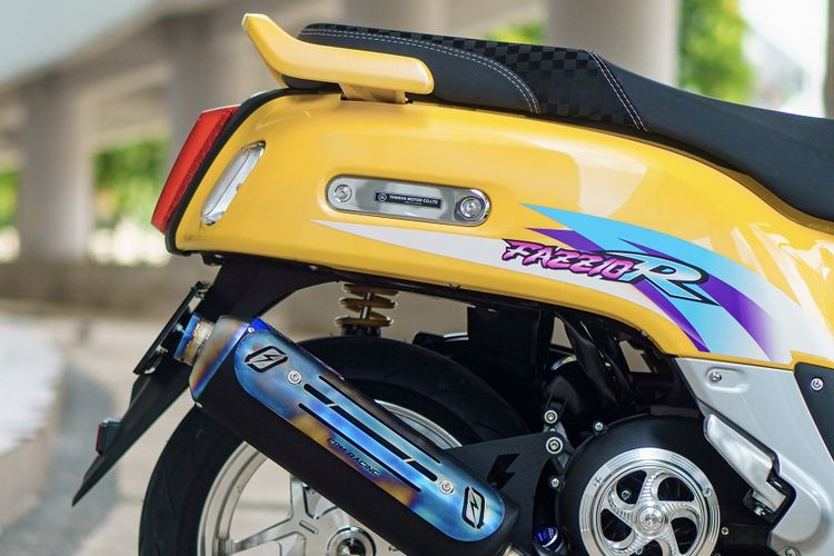 Modifikasi Yamaha Fazzio bergaya F1ZR Millenium