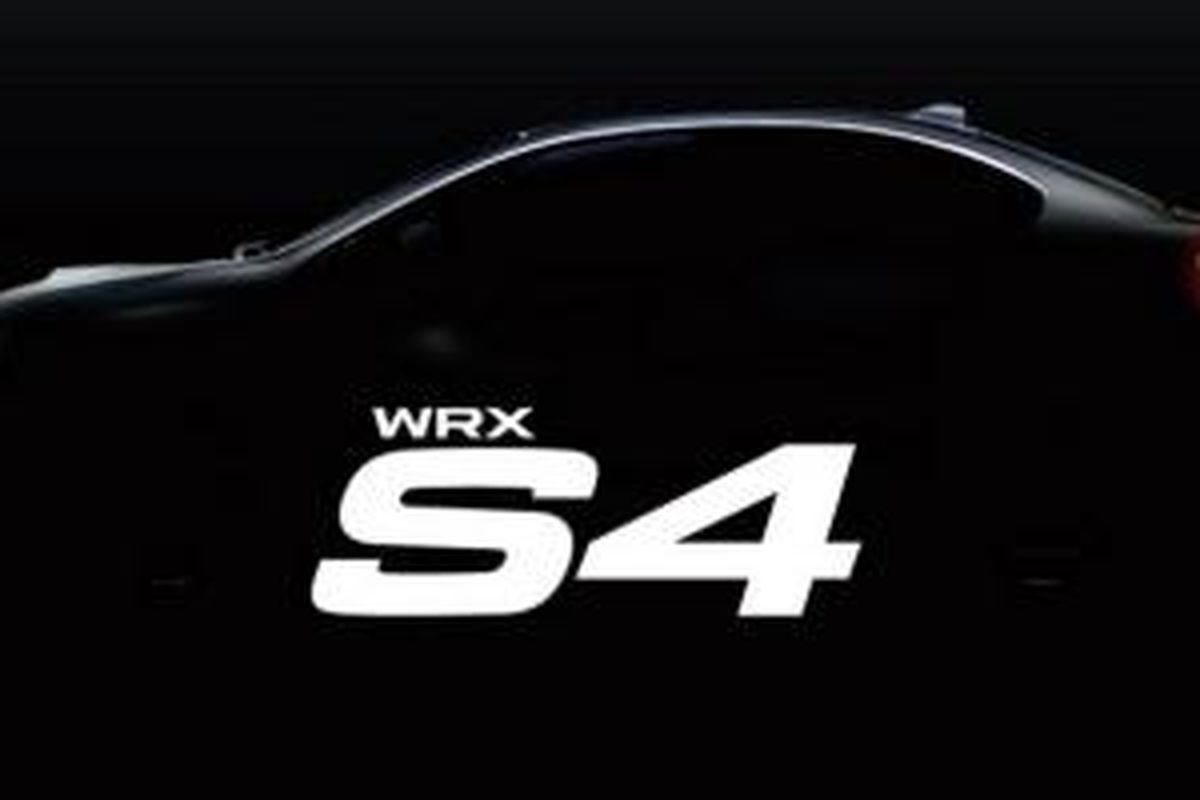 Teaser Subaru WRX S4.