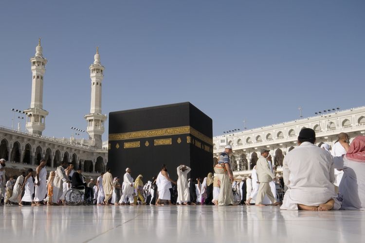 Ka'bah di Masjidil Haram, Mekkah, Arab Saudi.