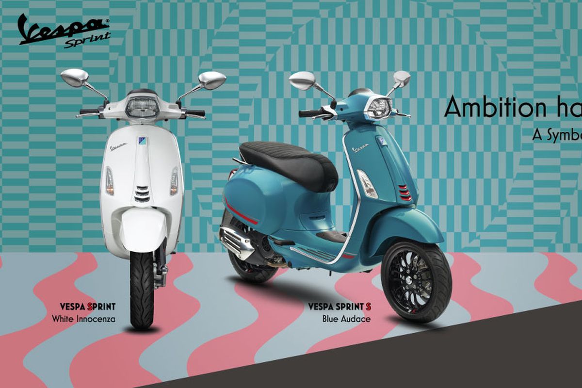 Pilihan warna baru Vespa Sprint 2021