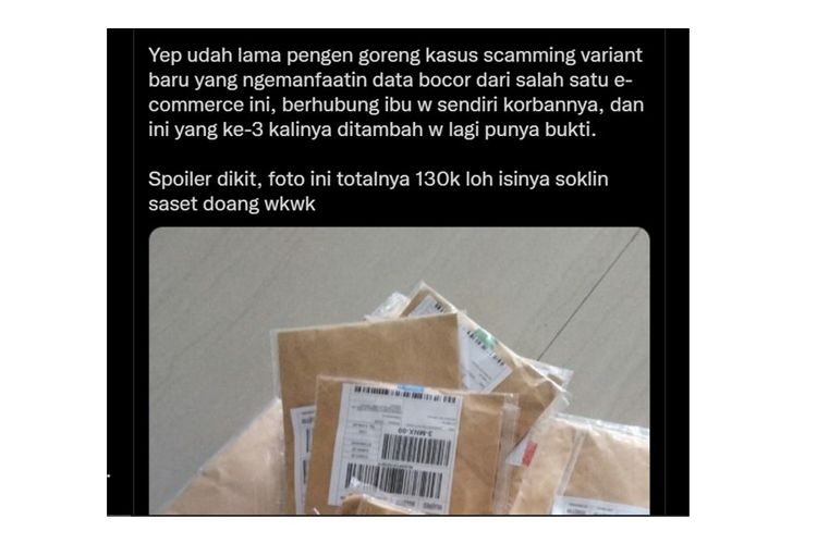 Viral cerita warganet menjadi korban penipuan bermodus COD di e-commerce