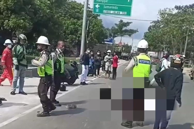 Laka di Balikpapan Timur, pasutri tewas di tempat