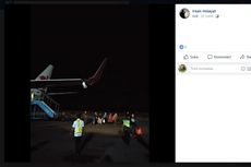 Saksi: Sayap Lion Air Robek Setelah Tabrak Tiang di Bandara Fatmawati Bengkulu