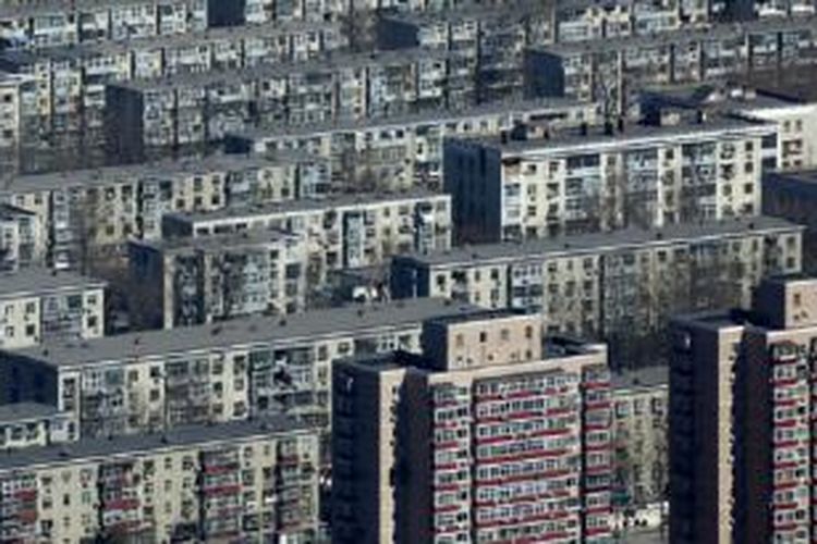 Nyaris separuh dari 120 kota di China menghadapi risiko bubble properti.