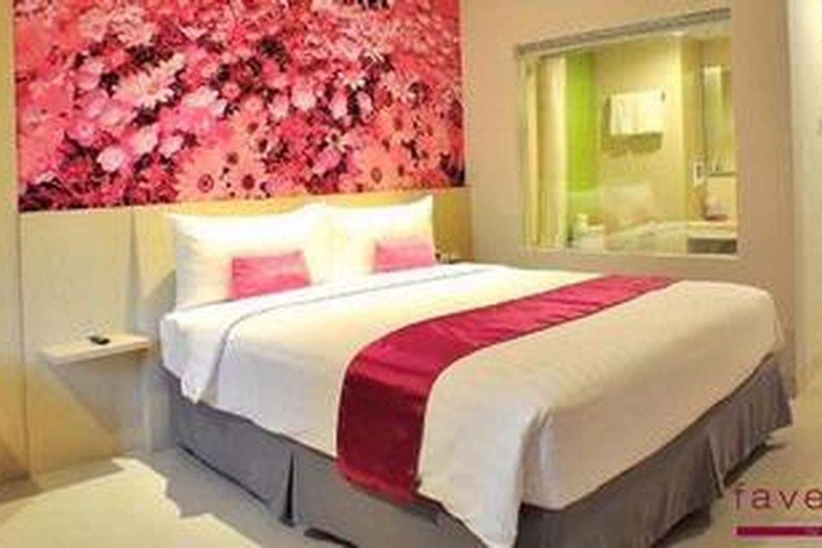 Kamar di favehotel Balikpapan.