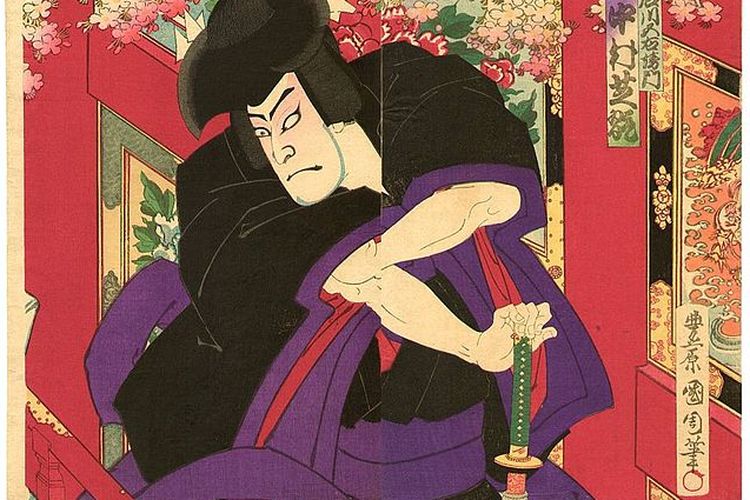 Ilustrasi ninja Ishikawa Goemon. [Via Wikimedia Commons]