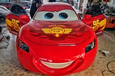 Keren! Toyota Celica Disulap Layaknya Lightning McQueen di Dunia Nyata