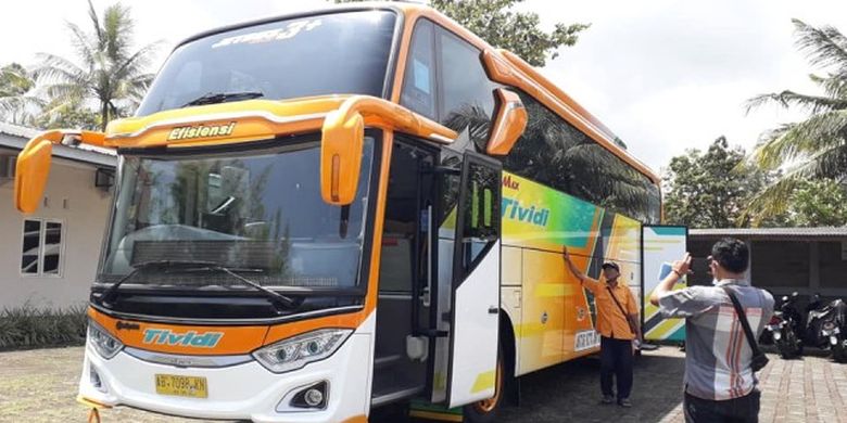 Salah satu armada bus milik PO Tividi