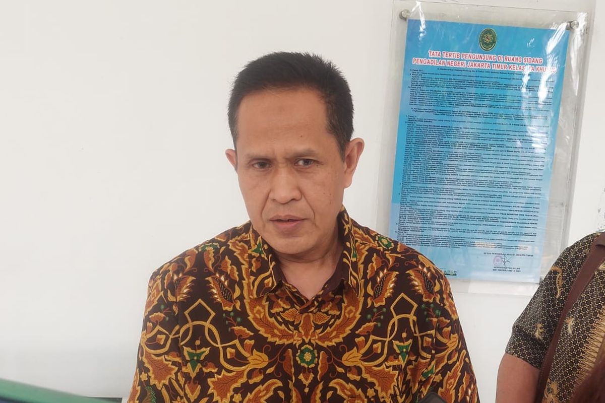Kuasa Hukum dua anak pahlawan, Priyanto, di Pengadilan Negeri Jakarta Timur, Selasa (25/7/2023).