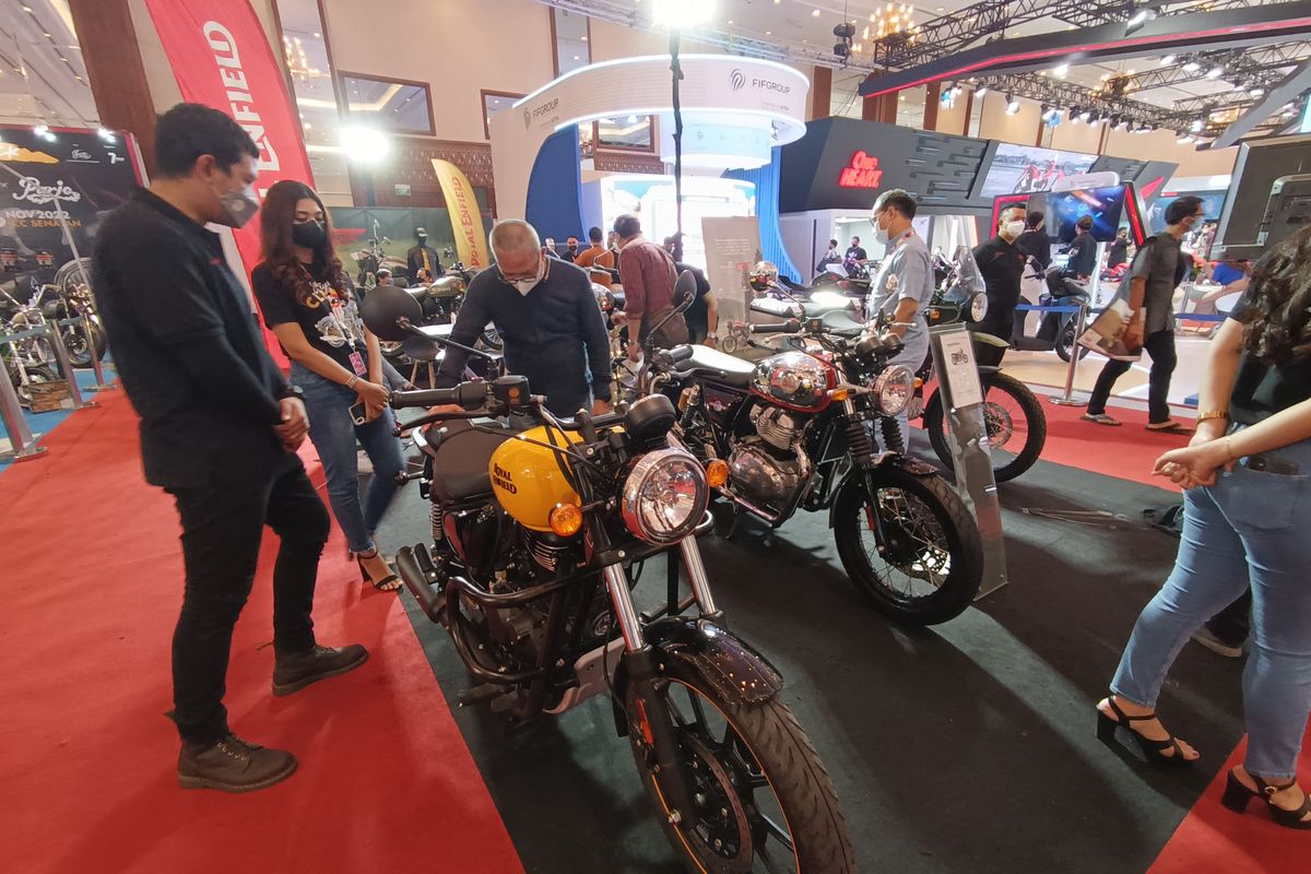 booth Royal Enfield di IMOS 2022